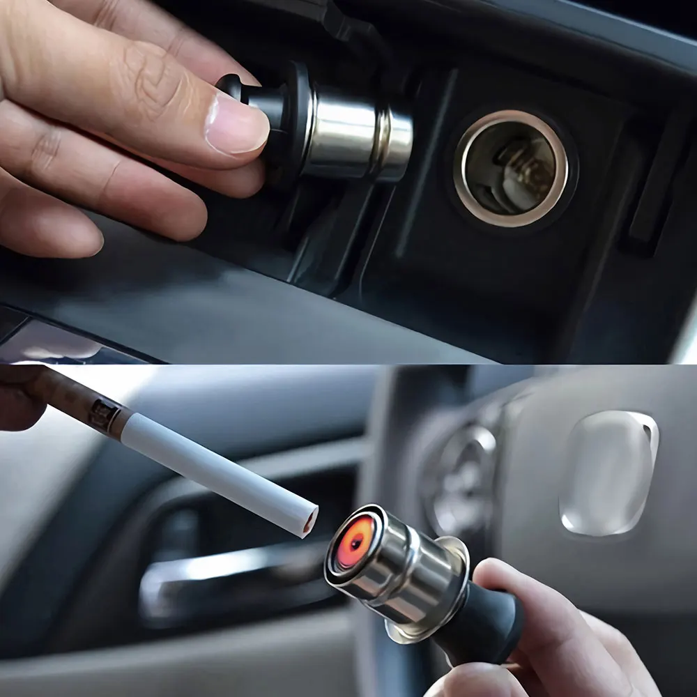 Compact Auto Badge Cigar Lighter Adapter