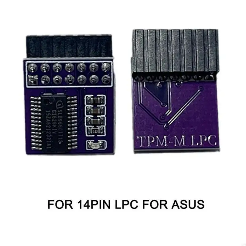 【Daily Deals】 D5BB Secure TPM 2.0 14Pin Encryption Security Module Board for LPC 14pin.