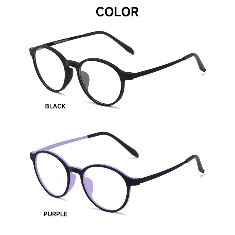 Vintage Round Anti-Blue Light Reading Glasses for Men and Women - High-Quality TR90 Retro Eyewear