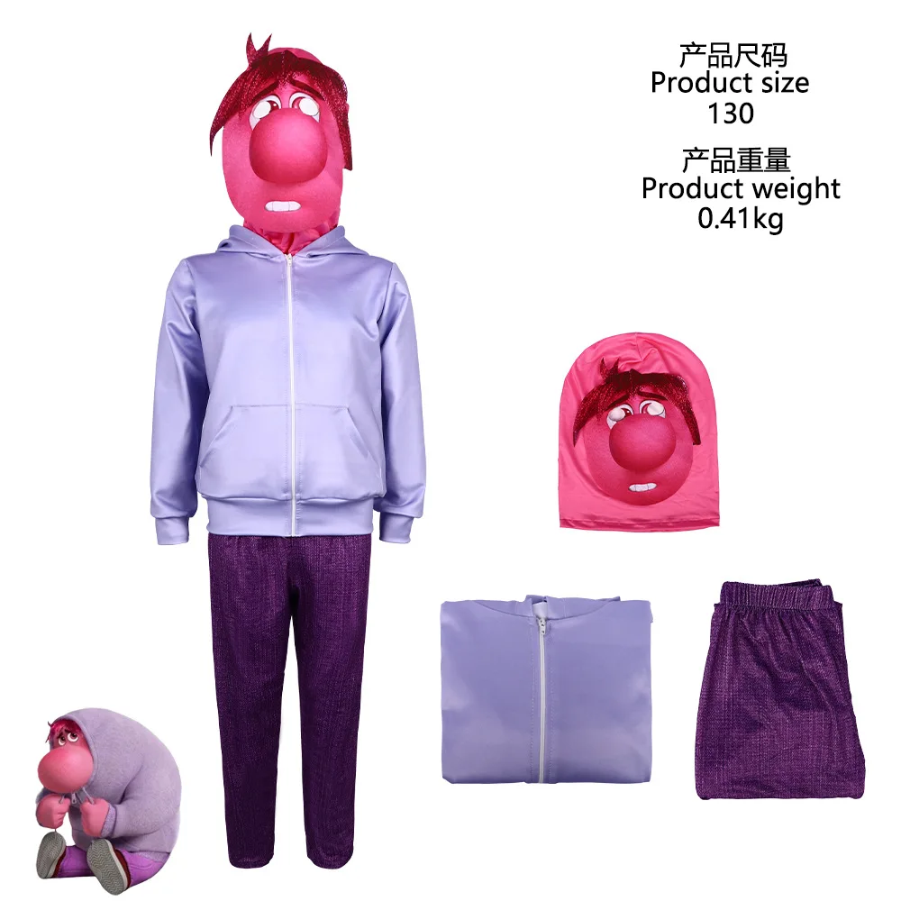 thumbnail image 1 of Disfraz de Cosplay de Joy para adultos y niños, ropa de fiesta de carnaval de Halloween, juego de rol, película de anime Inside Out 1 y 2, disfraz de Disgust, 1 of 5