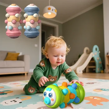 Baby Crawling Roller Toys Infant Activity Tummy Time Roller Montessori Educational Development Sensory Climb Toys for Kids Gifts 1