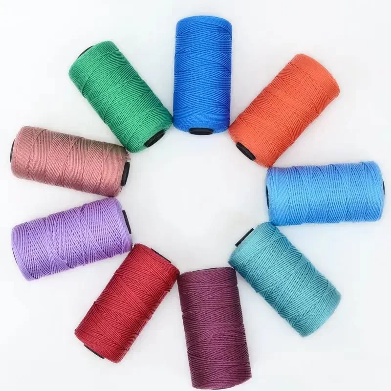 100G Polypropylene Fibre Wire Yarn for Crafts and DIY Projects Triple Twisted Mercerized Yarn for Hats, Shoes Yarn Wholesale