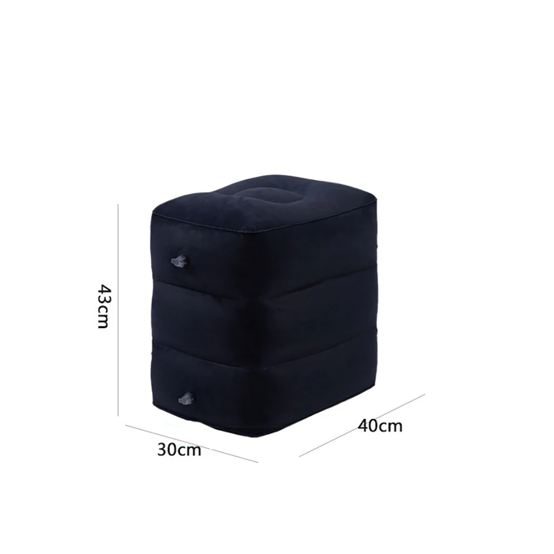 Inflatable Foot Rest Pillow For Travel Portable Adjustable Three Layers Height Stool For Foot Rest Leg Cushion Pillow 6
