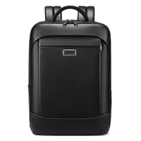 High-end 17 Inch Laptop Bag Men Business Travel Genuine Leather Capacity Backpack Quality Luggage Large Size Designer Handbag 1