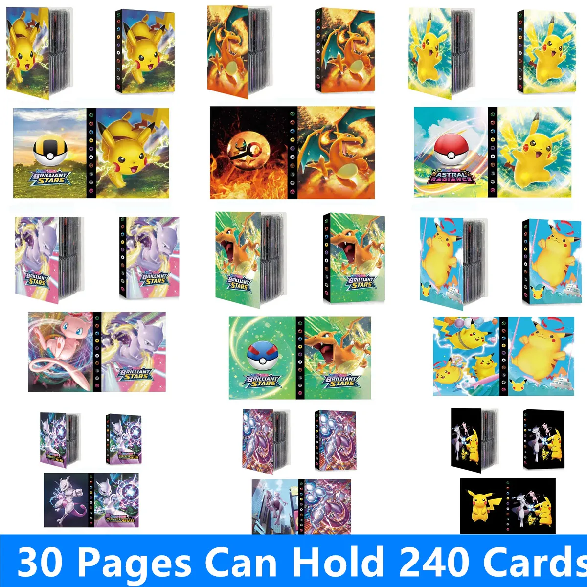 Pokemon Card Holder Book Album Pokemon Cards Album Book Toy New