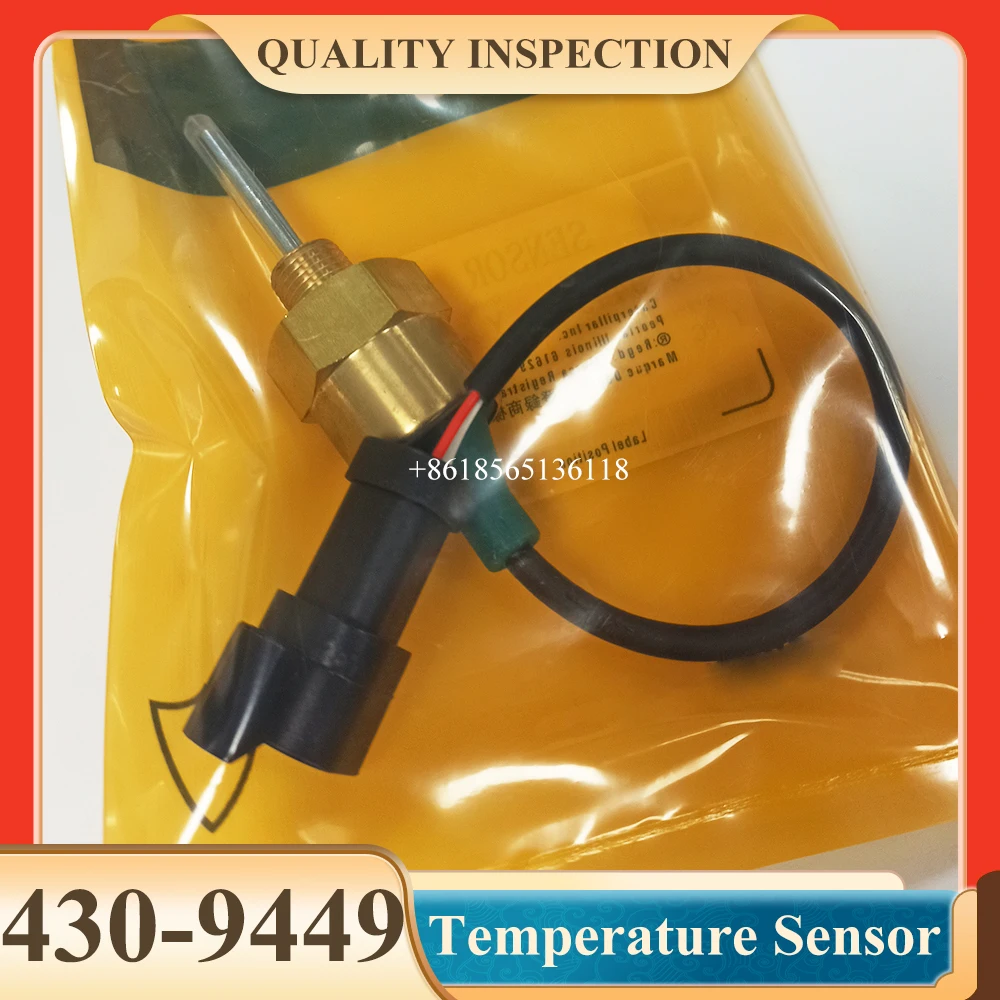 Temperature Sensor 430-9449 4309449 for Caterpillar C7.1 C15 C13 C18 Truck 793F 795F 797F Coolant Temperature Level Sensor