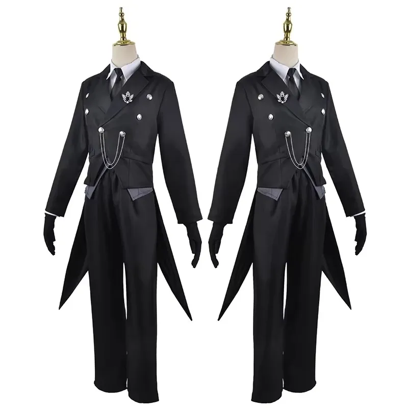 Black Butler-Inspired Sebastian Michaelis Butler Uniform Cosplay Costume for Unisex