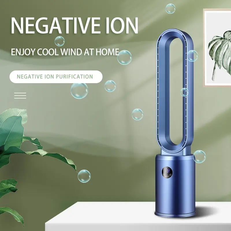 Remotes Control Bladeless Fan Household Floor Mounted Tower Air Conditioner