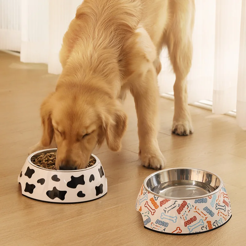 Cuenco de acero inoxidable para perro