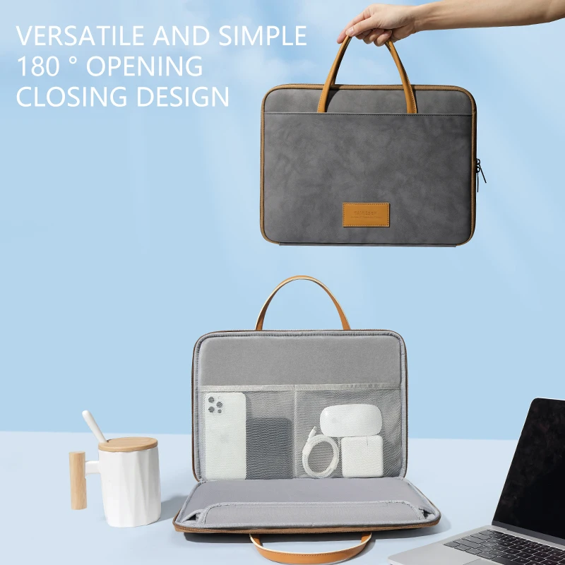 Bolsa de Ombro Portátil para Macbook Air Pro Estojo de Manga Pasta Bolsa m1 Lenovo hp Dell Huawei 12 13.3 15.6 14 - Imagem 3