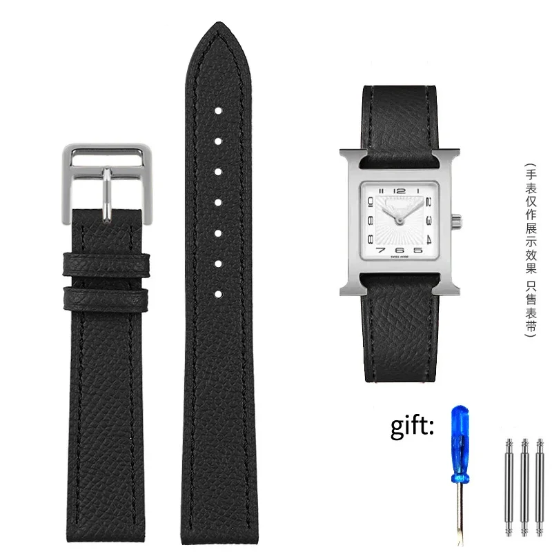 Genuine Leather Soft Cowhide Watch Strap - Fashionable & Comfortable Bracelet