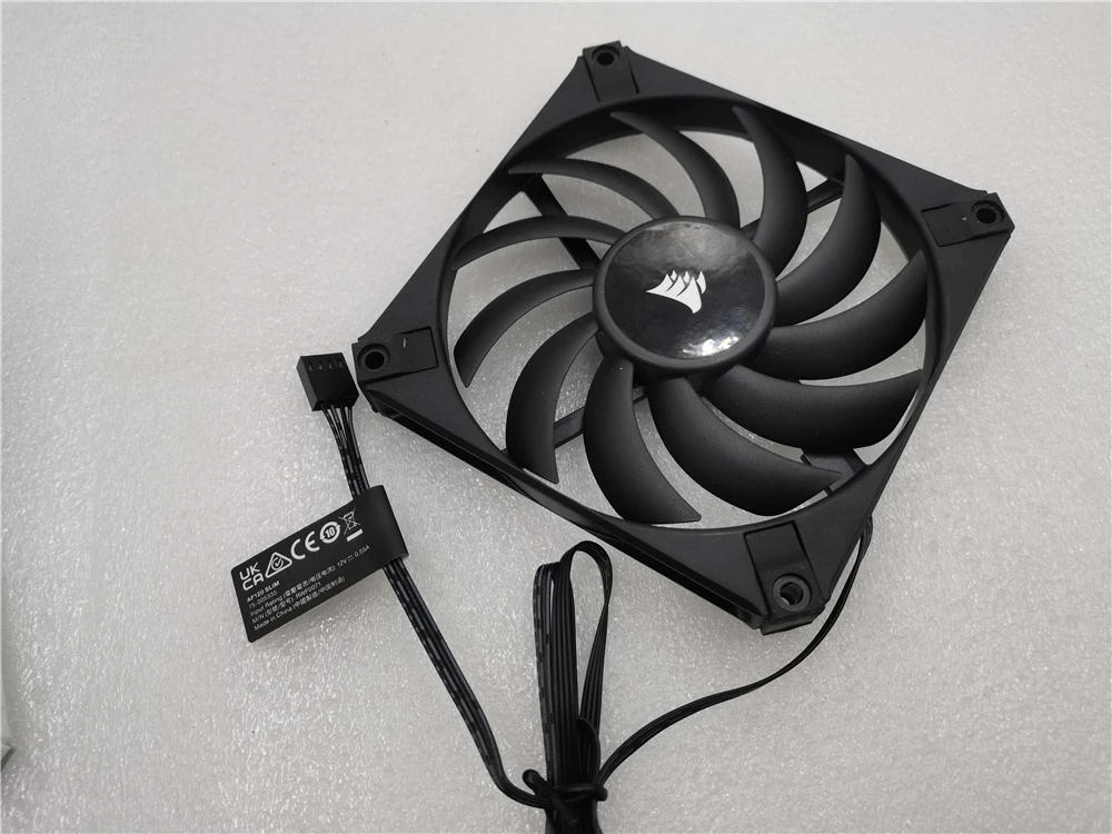 Ventilador para American Corsair Af120 Preto Branco 120 mm 120x120 12023 Magro Silencioso Ventilador Rwf0071 Ventilador de Refrigeração do Chassi Novo - Imagem 3