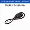 MX1.25 4Pin To USB Cable Type-A Female Port Supports Luckfox Lyra Plus Motherboard Extension Cable Data Transfer Cable 3