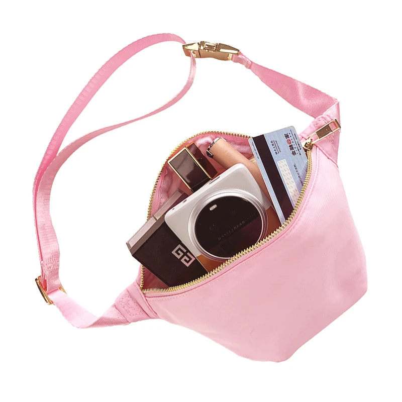 5PCS Large Capacity Nylon Personalized Fashion Waist Bag Women Waterproof Sports Belt Running Marathon Walking Fitness Bag