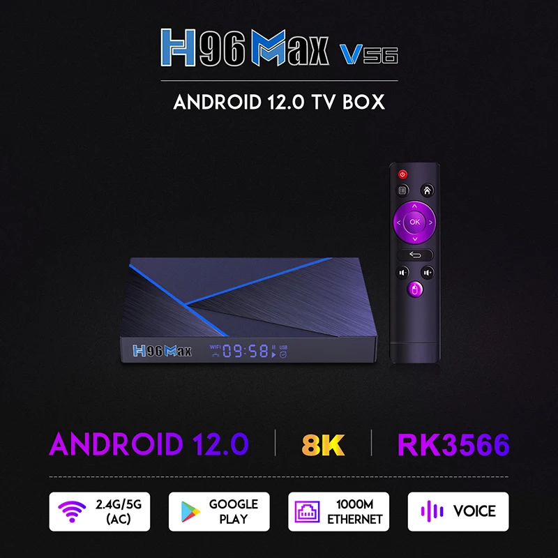 H96 Max RK3566 TV Box quad-core CPU