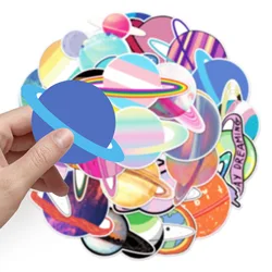 Planeta estacionário adesivo pvc