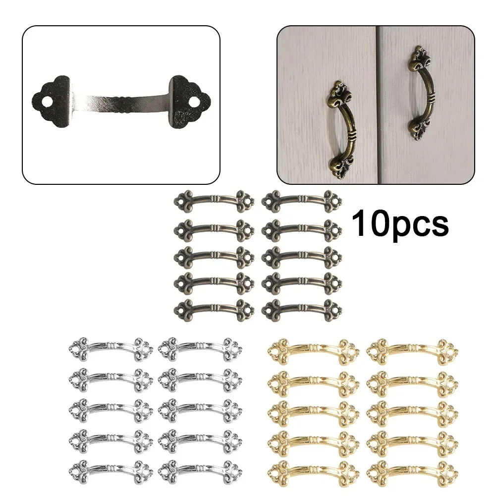 Jewelry Wooden Gift Box Miniature Knobs Pulls Antique Drawer Small Handle Jewelry Box Gift Packaging Accessories 10PCS furniture handles ball lever knob