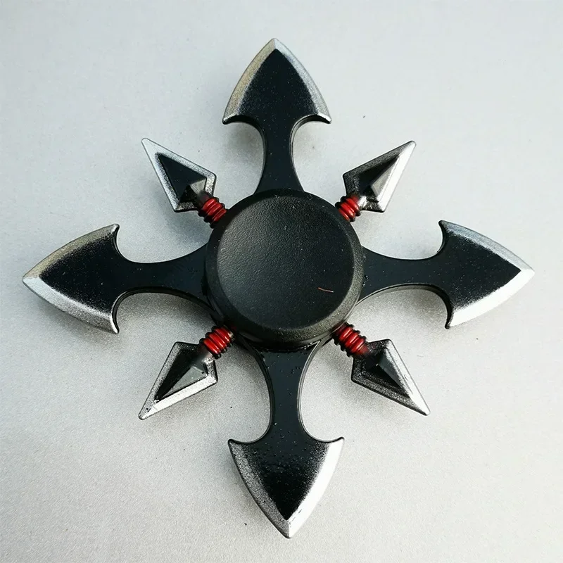 Creative Fidget Spinner Tri Spinner Zinc Alloy Ninja Shuriken Sharingan Hand Spinner Finger Stress Reliever Toys For Children 5