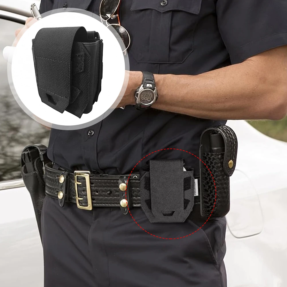 Shackles Holder Tactical Handcuffs Molle Pouch Case Universal Holster Quick Release Standard Cuffs for Vest