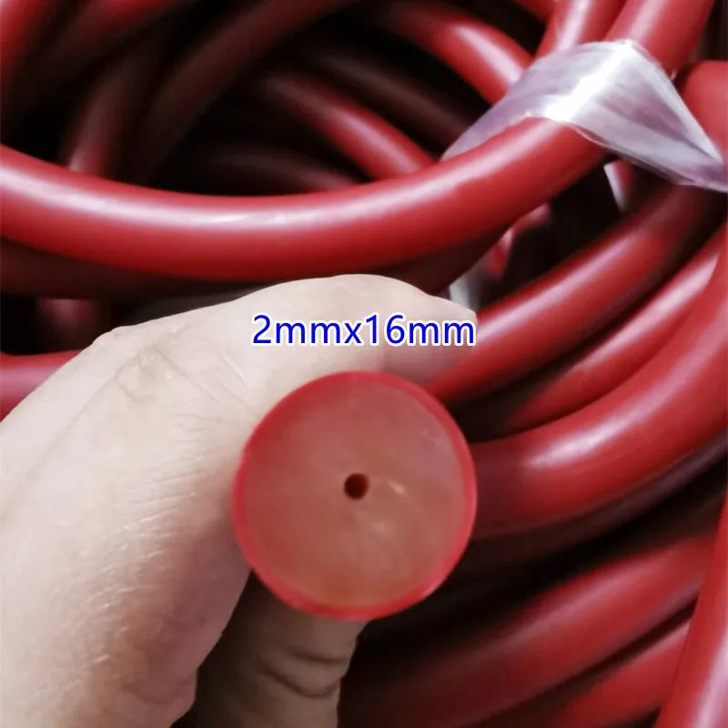 Speargun Rubber Band 1 Meter Scuba Diving Spearfishing Sling Band Tubes Speargun Nature Pure Latex Rubber Bands 2x16MM 3x16MM 3x14MM 2.5x16