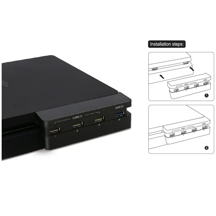 dobe fino externo intellegnce ventilador de refrigeração portas usb hub