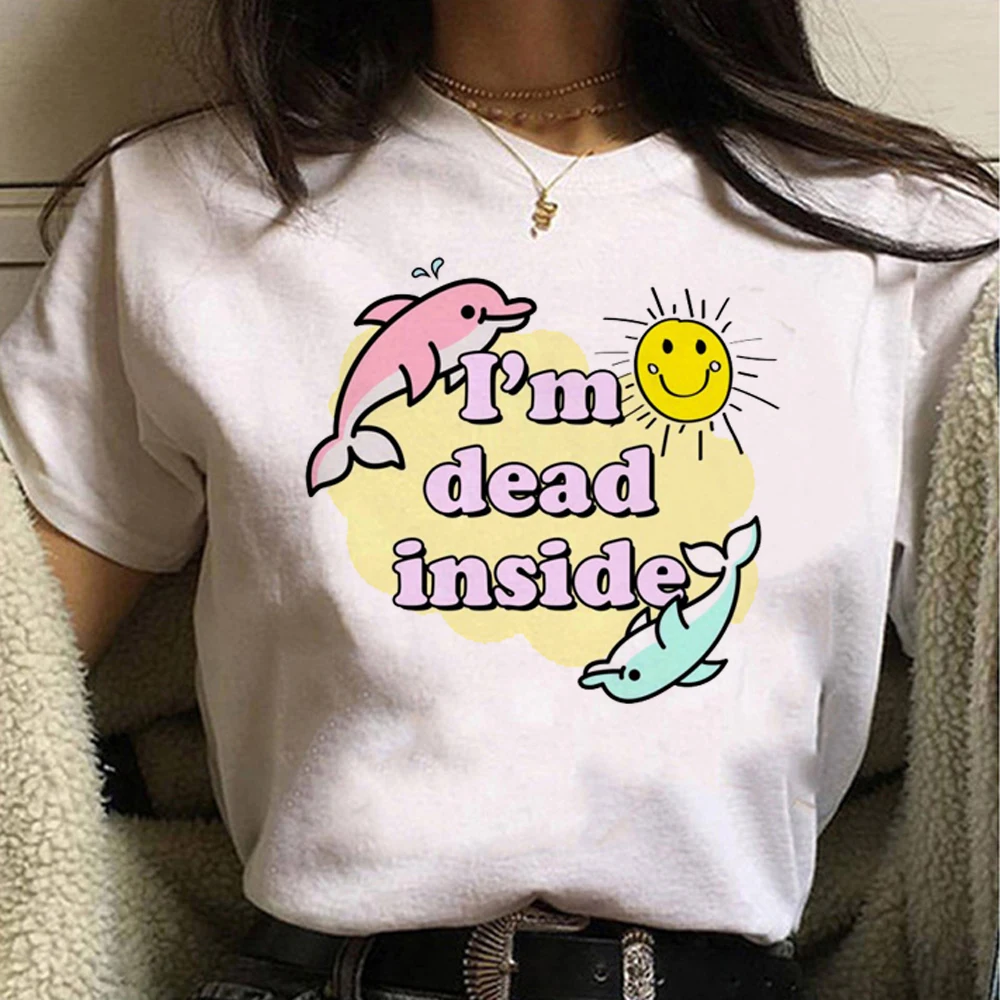 

Топ Dead Inside женская уличная одежда, комикс манга, женская одежда