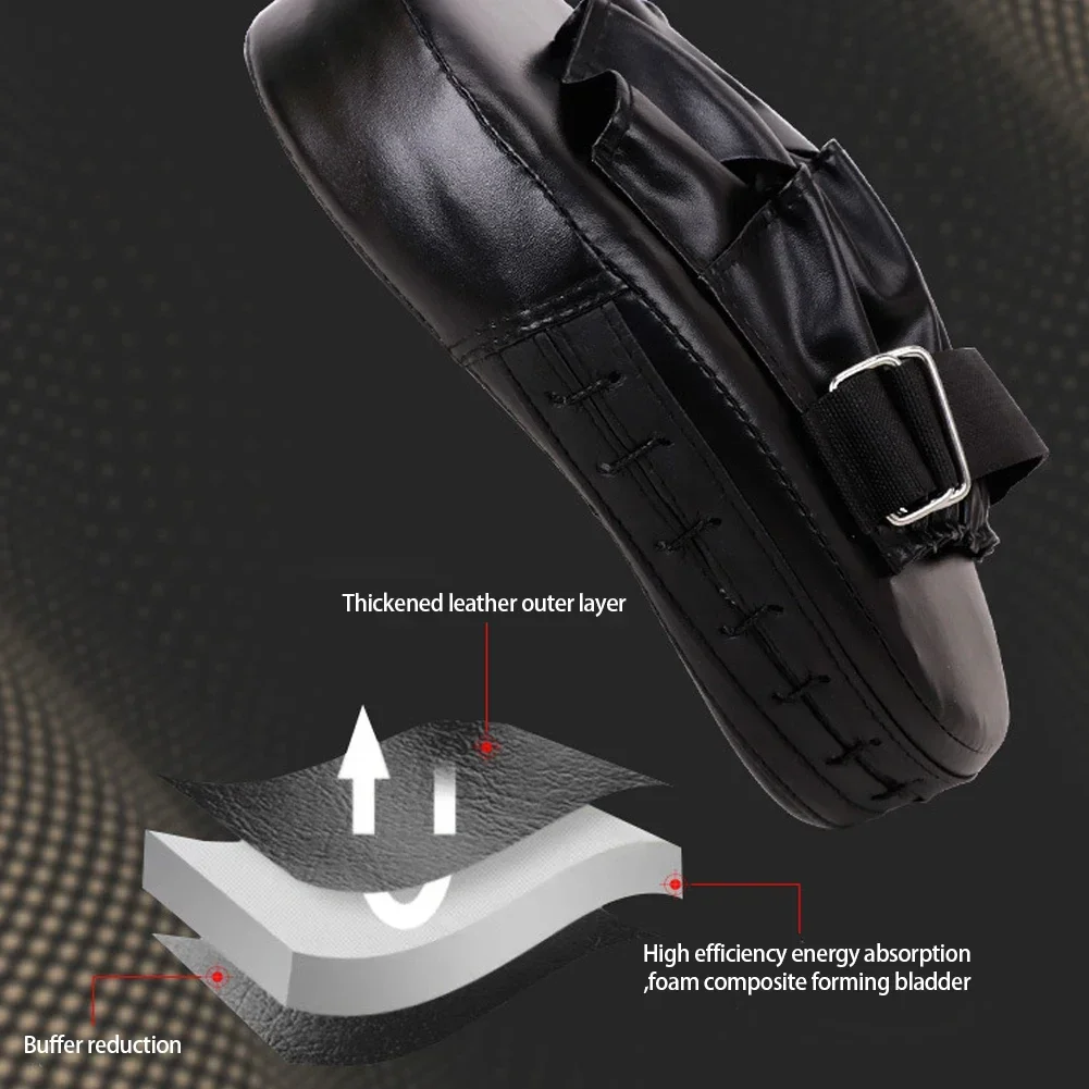 1PC Kick Boxing Gloves Pad PU Leather Punch Target Bag for Adults Kids MMA Karate Muay Thai Free Fight Sanda Training Equipment