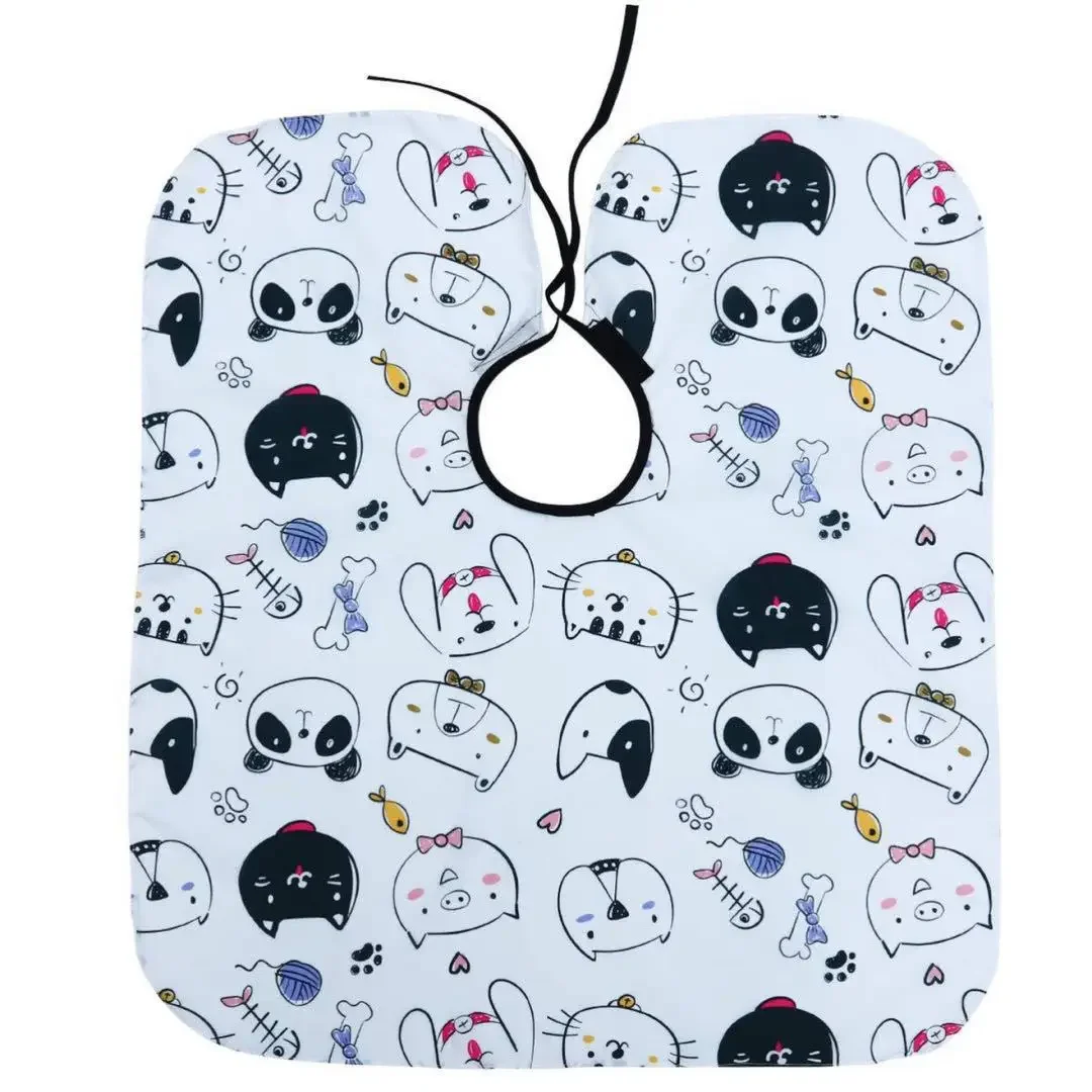 Children's Cartoon Cloth with Strap-on Buckle Cloth Barber Shop Cutting Hair Products