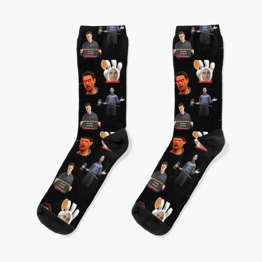 

Ben Shapiro Starter Pack Socks floral Stockings compression new year Boy Socks Women's