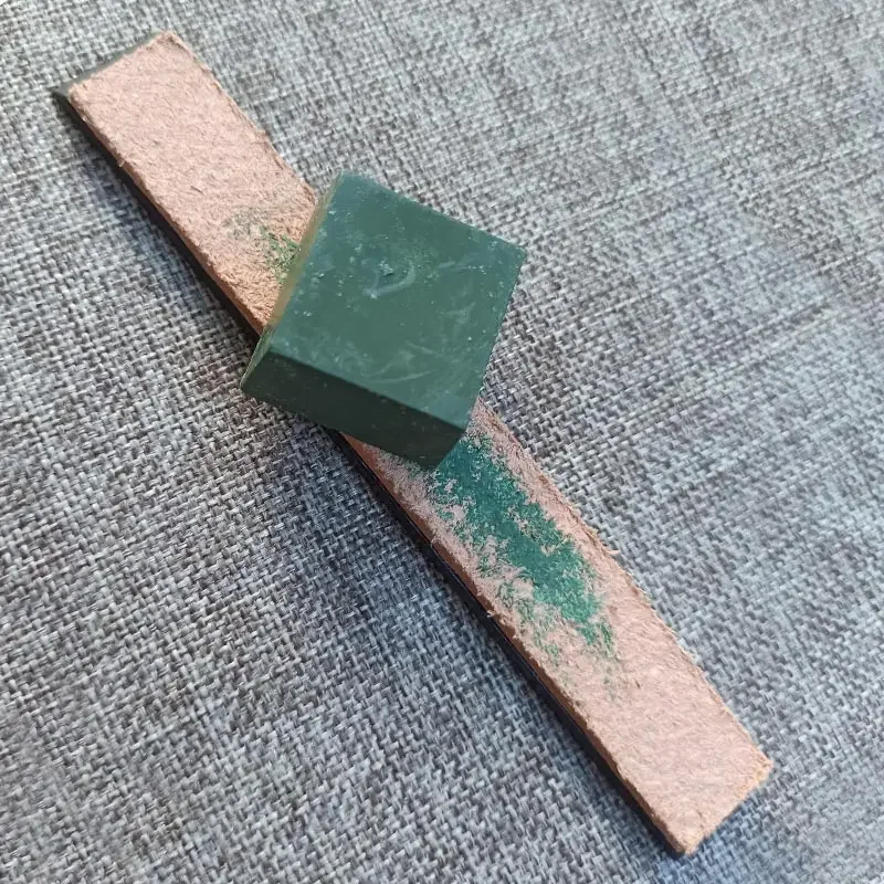 Polishing Paste Polishing and Polishing Mirror Effect Chrome Oxide Compound Leather Grinding Cowhide Fixed Angle Sharpener Accessory