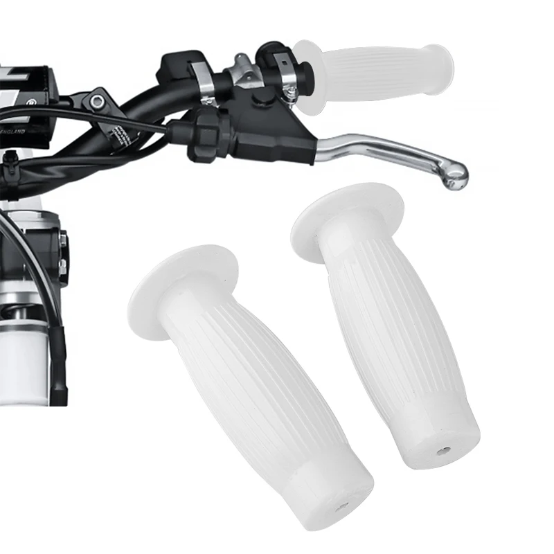 

Universal 7/8" 1" Motorcycle Hand Grip White 22mm 25mm Rubber Motorcycle Handlebar Handle Grip For Harley Honda Suzuki Yamaha