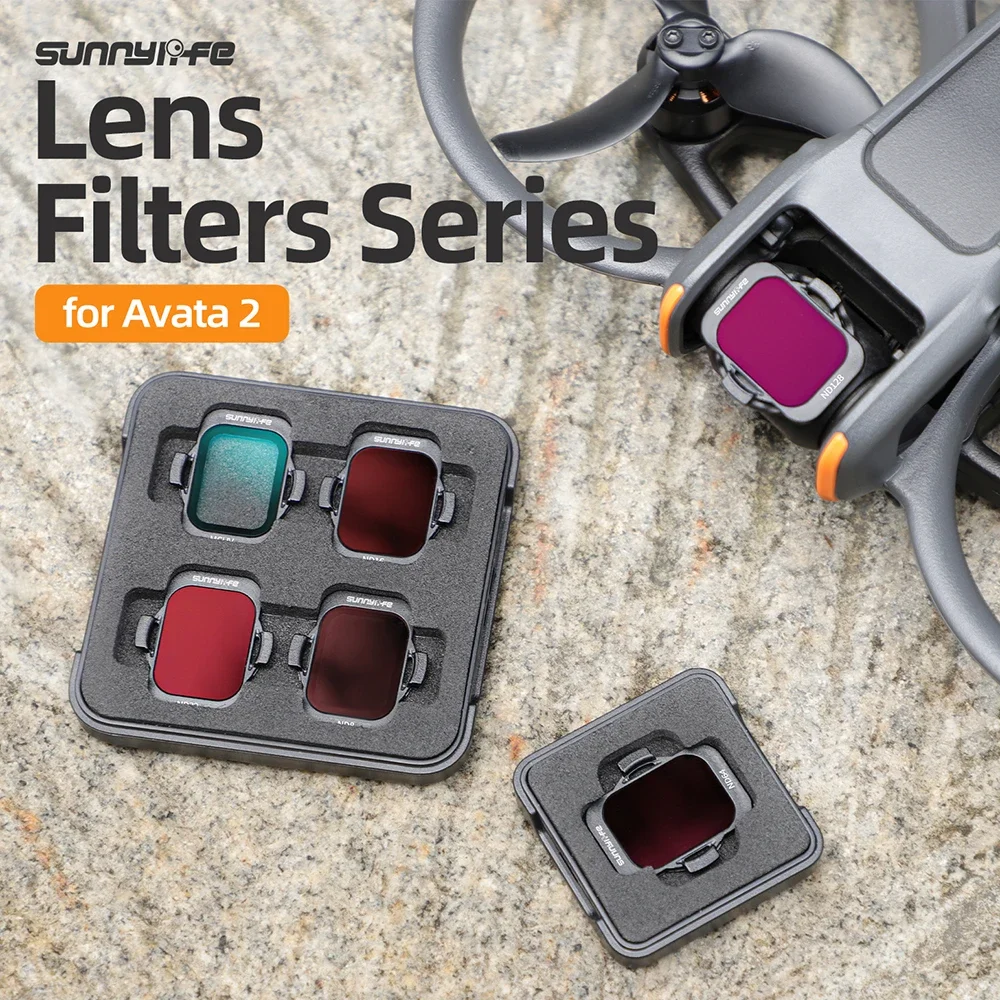 

For DJI Avata 2 Light-down Filter ND64 ND128 Subtractive Shooting Filter ND16 Filter For DJI Avata 2 Accessories