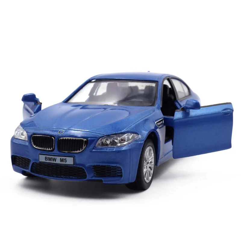 1/36 BMW M5 Sedan Toy Car Model For Children RMZ City Diecast Alloy Metal Miniature Pull Back Collection Gift For Boys Kid 6