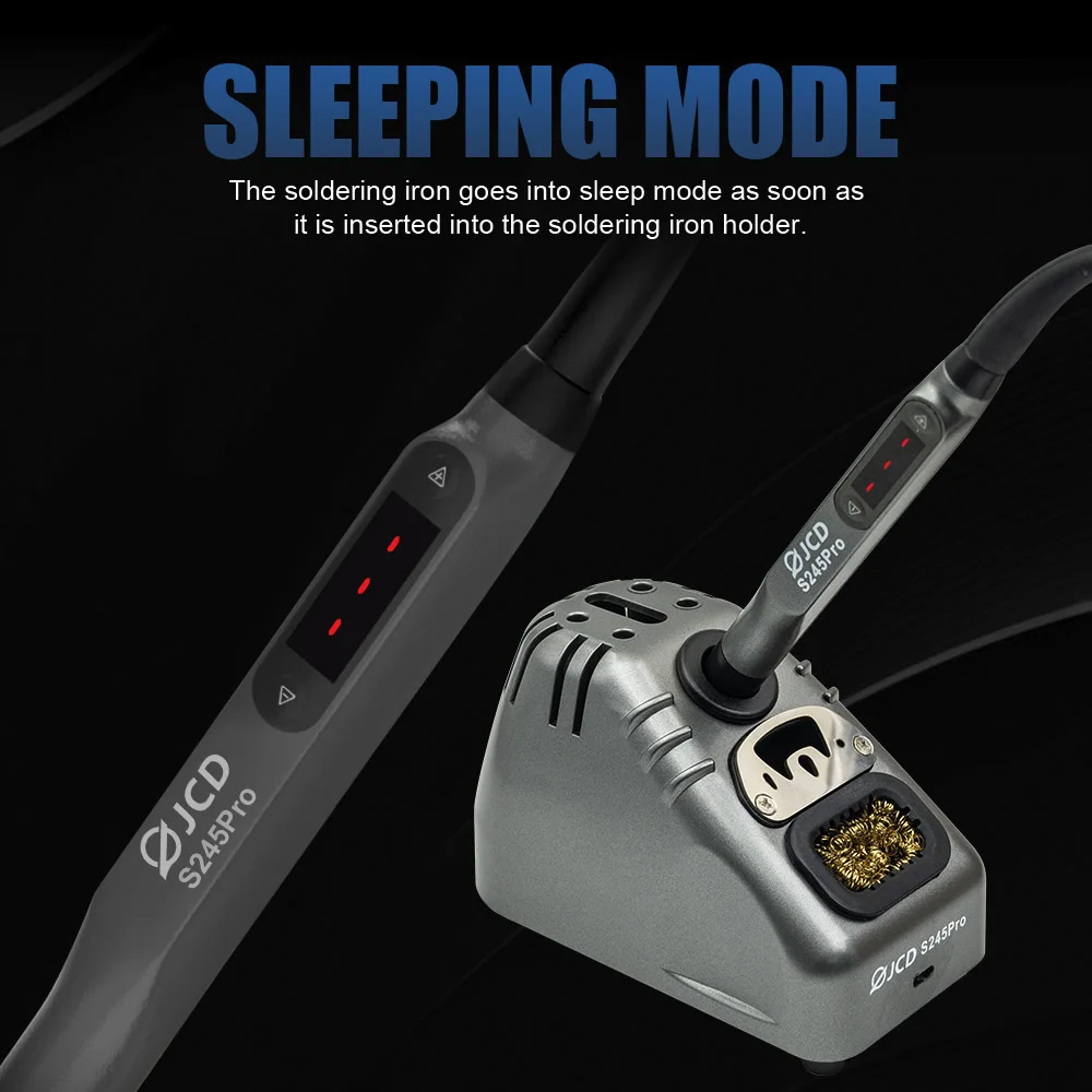 JCD S245Pro Soldering Station 110W High Power Automatic Sleep Soldering Iron Station LED Digital Display Welding Rework