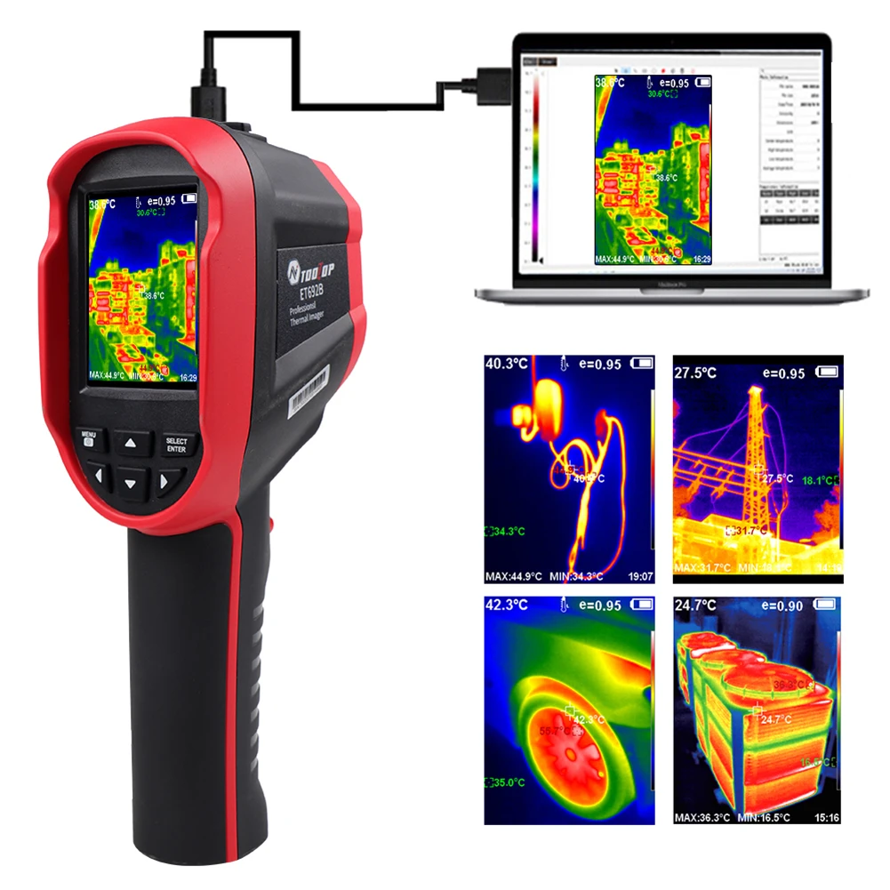 2.4 Inch Tft Screen Infrared Thermal Imager Resolution 160x120