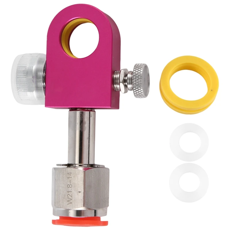 

Адаптер для заправки CO2, адаптер для переноса бутылки CO2 с манометром psi Для Дуо/Терра/арт карбонатора воды