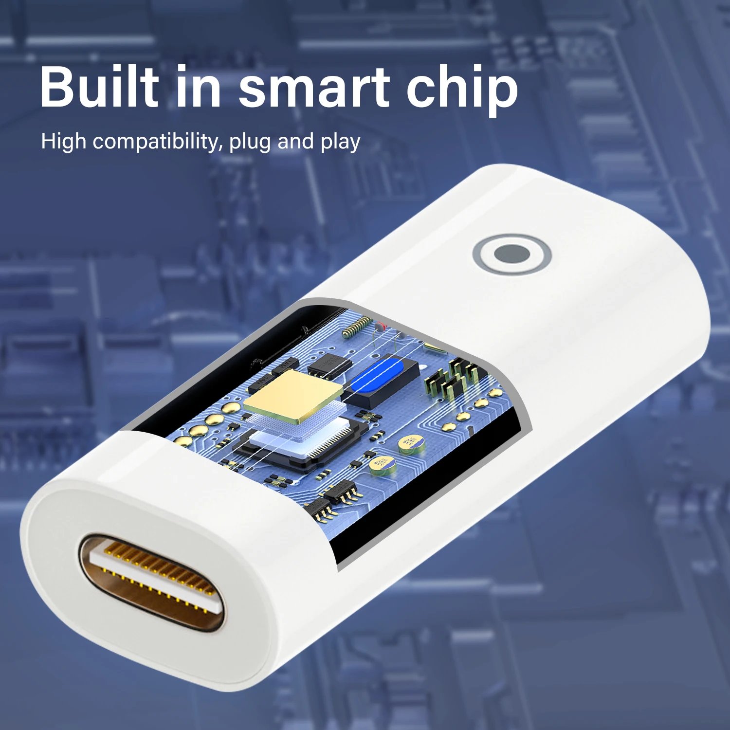 Universal Stylus Pen Charger Adapter with USB-C/Lightning Connection