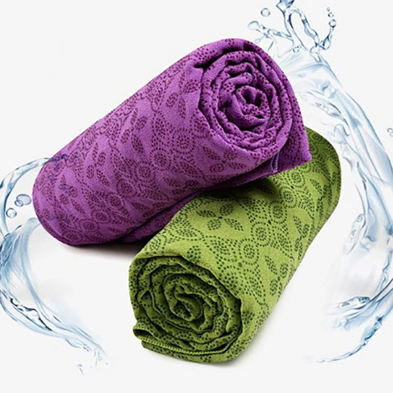 Description Picture 5 of item1PC Yoga Towel Yoga Mat Cloth Ultra-Thin Model Sweat-Absorbent Non-Slip Blanket Towel Yoga Accessories