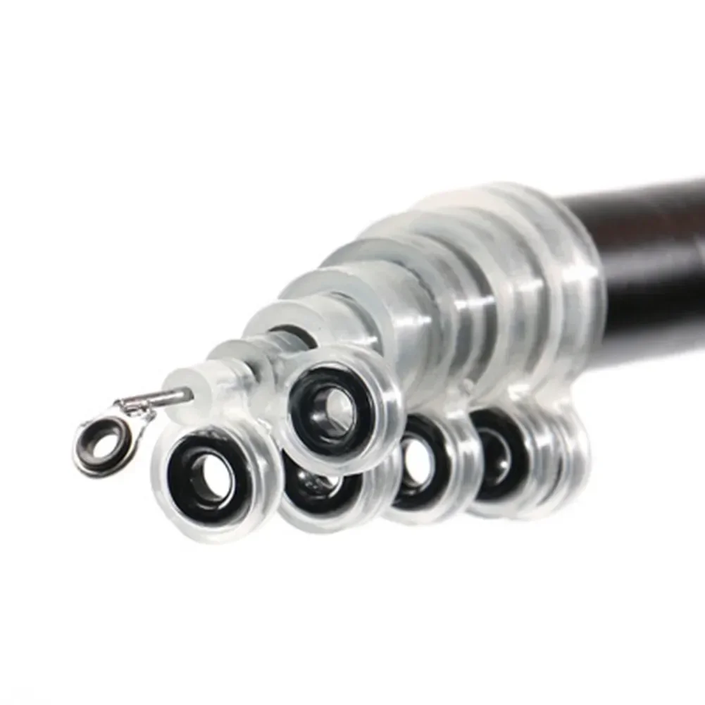 Outdoor Fishing Fishing Rod Wire Eye Ceramic O Ring Tip Silicone Universal For Rock Fishing/Beach High Quality