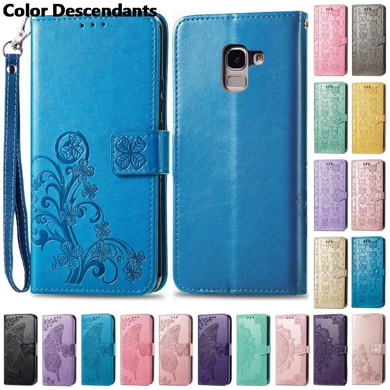 Custodia J6 Per Samsung Galaxy J6 2018 Custodia A Portafoglio In Pelle Flip Case Per Samsung J6 Plus 2018 J6 + J 6 Plus J600F J610F Cover Fundas