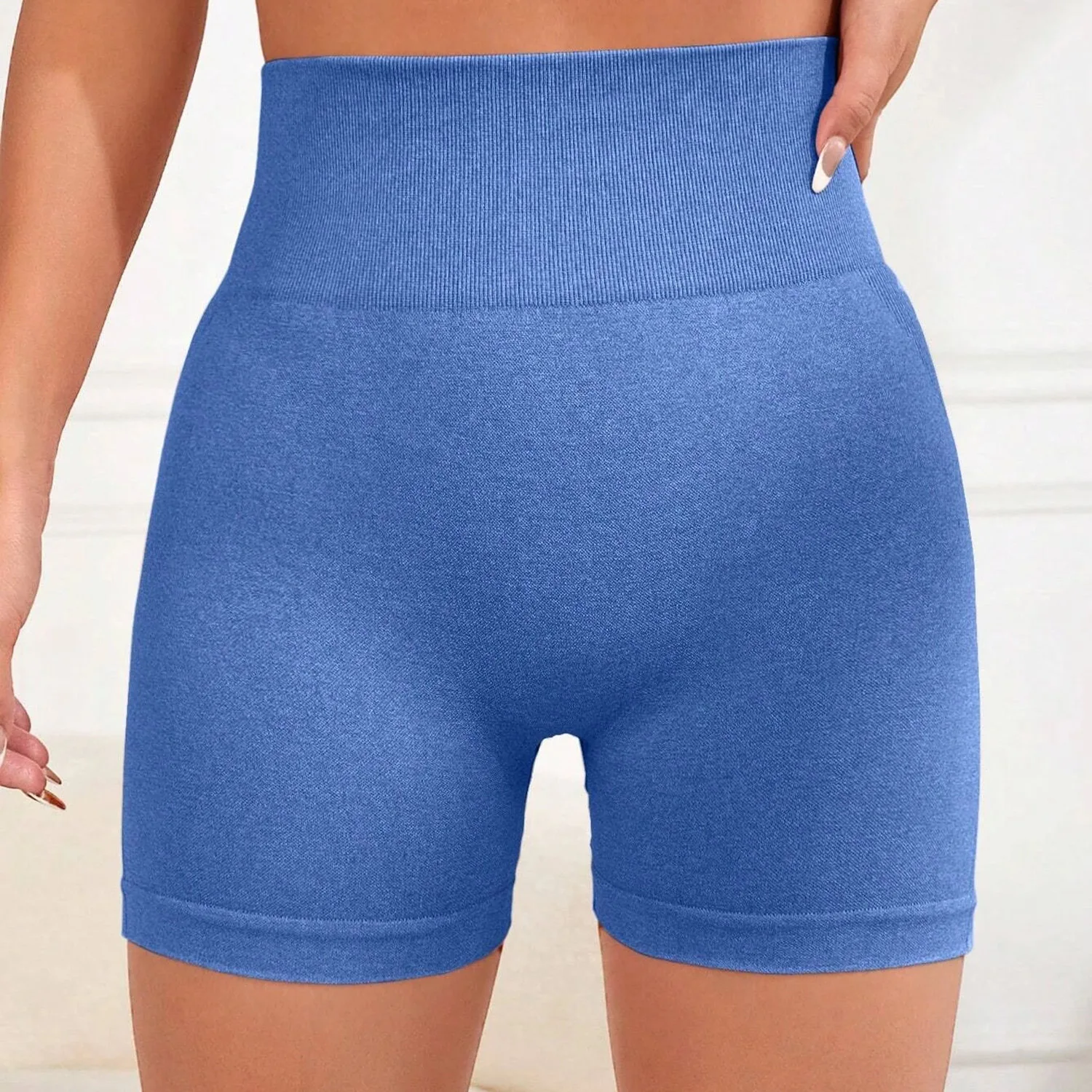 Yoga shorts high-rise fitness stretch pants sports running casual shorts women clothing