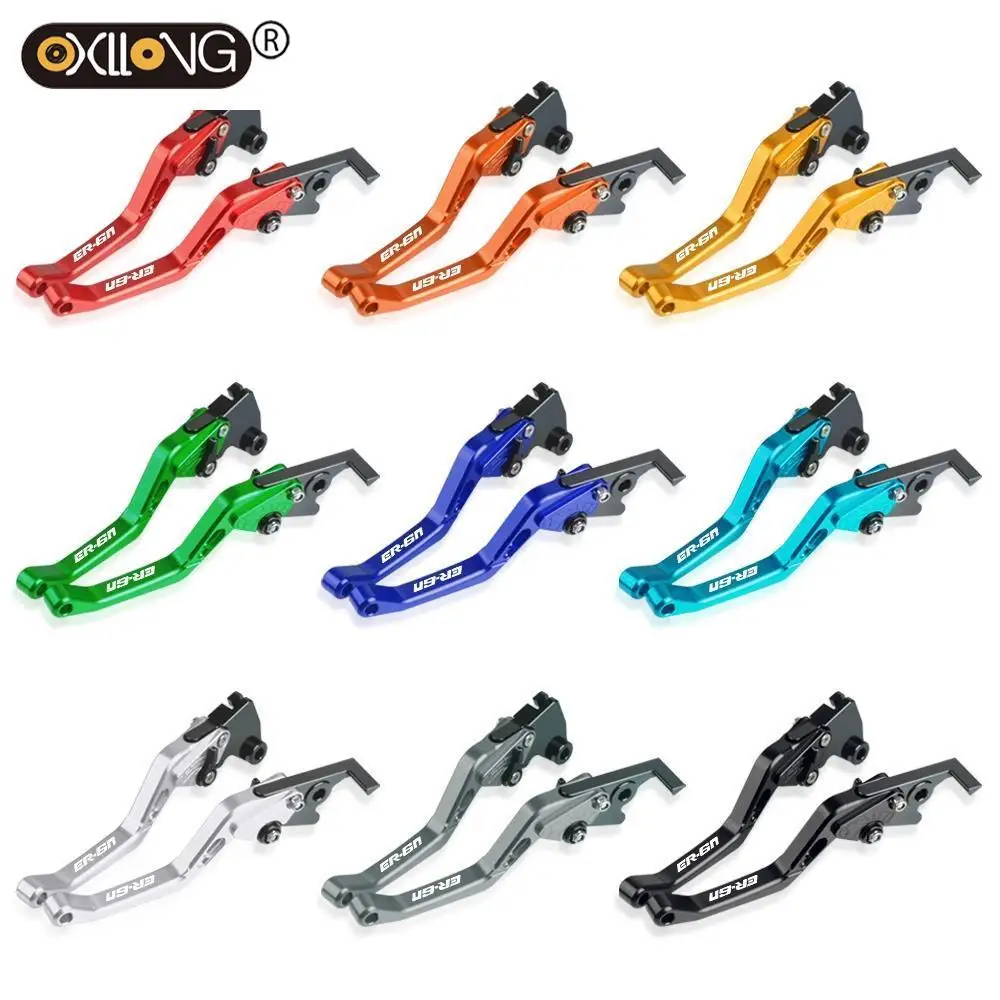 

For Kawasaki ER6N Motorcycle Short Aluminum Adjustable Brake Clutch Levers ER-6N ER 6N 2009-2017 2013 2014 2015 2016 Accessories