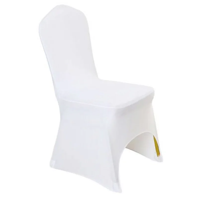 Elegant Red and White Elastic Chair Cover
