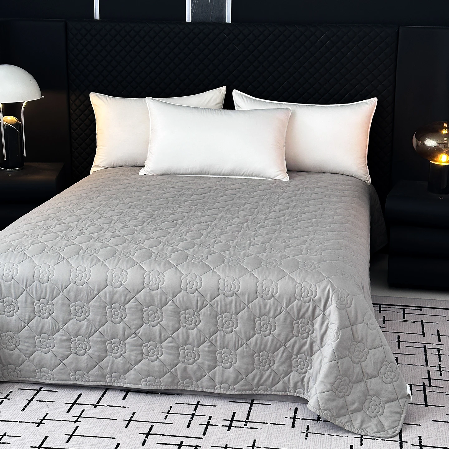 Bed Cover Gray
