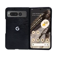 For Google Pixel Fold Case Luxury Leather Protective Cover For Pixel Fold 5G  Hard PC PU Cortex Antiskid Shockproof Protection 1