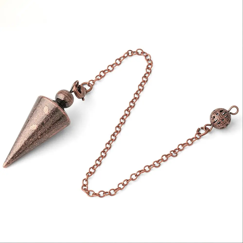 Reiki Metal Pendulum for Dowsing Divination Pendulums Brass Copper Ball  Cone Pointed Healing Spiritual Pendant Jewelry Tool 2023 - AliExpress