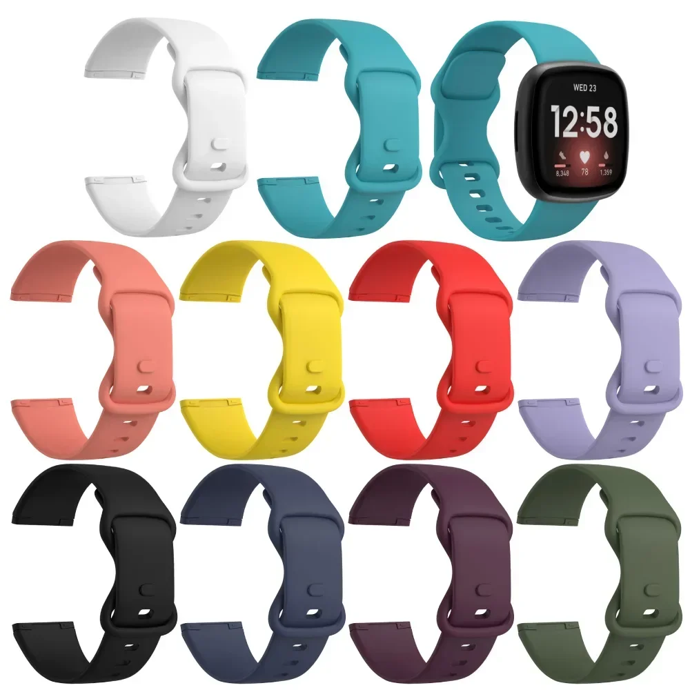 Soft Silicone Sport Bracelet Strap for Women - Smartwatch Accessory