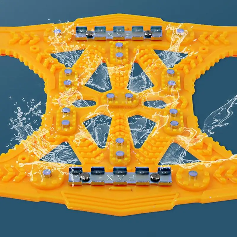 Snow Chains Universal Tire Chains Anti-Skid Set Pickup Cars SUVs Tire Reusable And Wear Resistant For Ice And