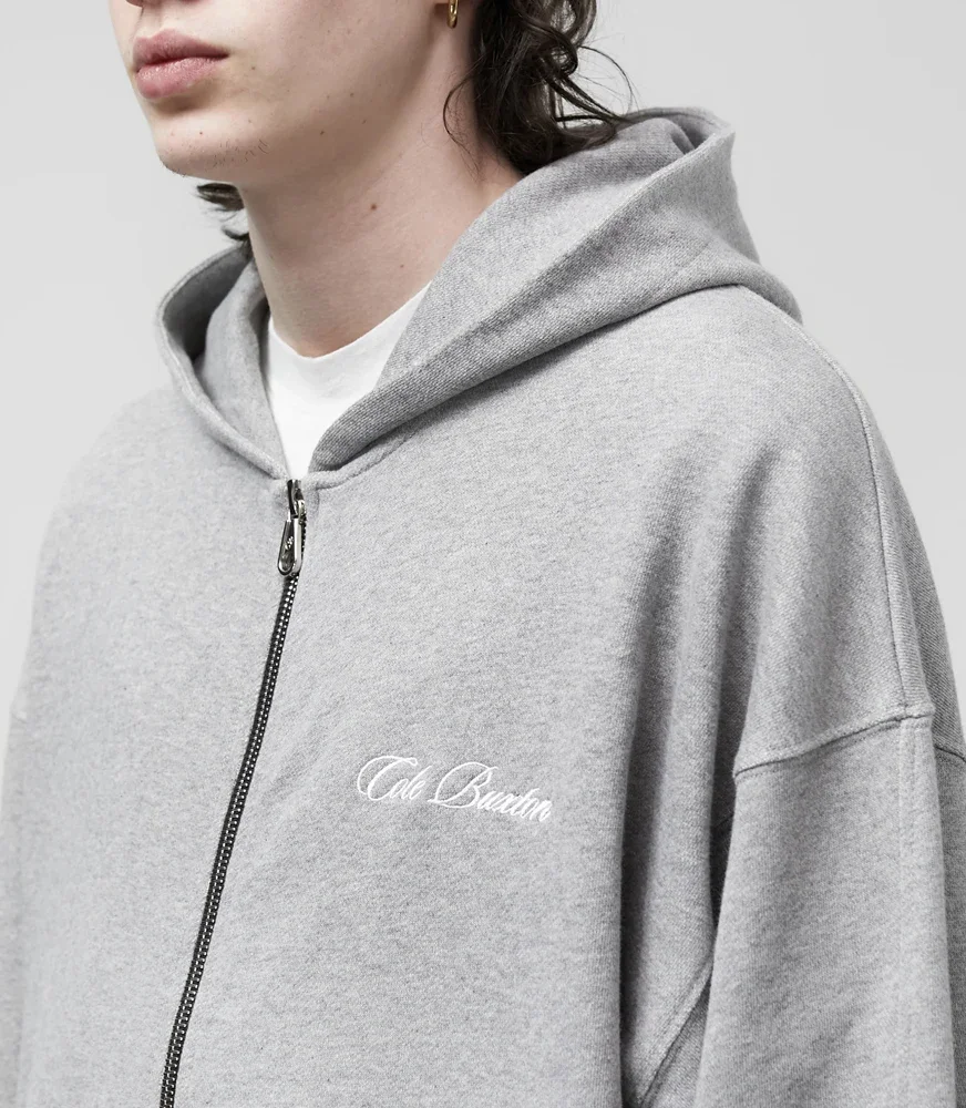

New Cole Buxton Minimalist Logo Embroidered Two Way Zipper Hooded Coat For Men Luxury Brand Best Quality Sweatshirt