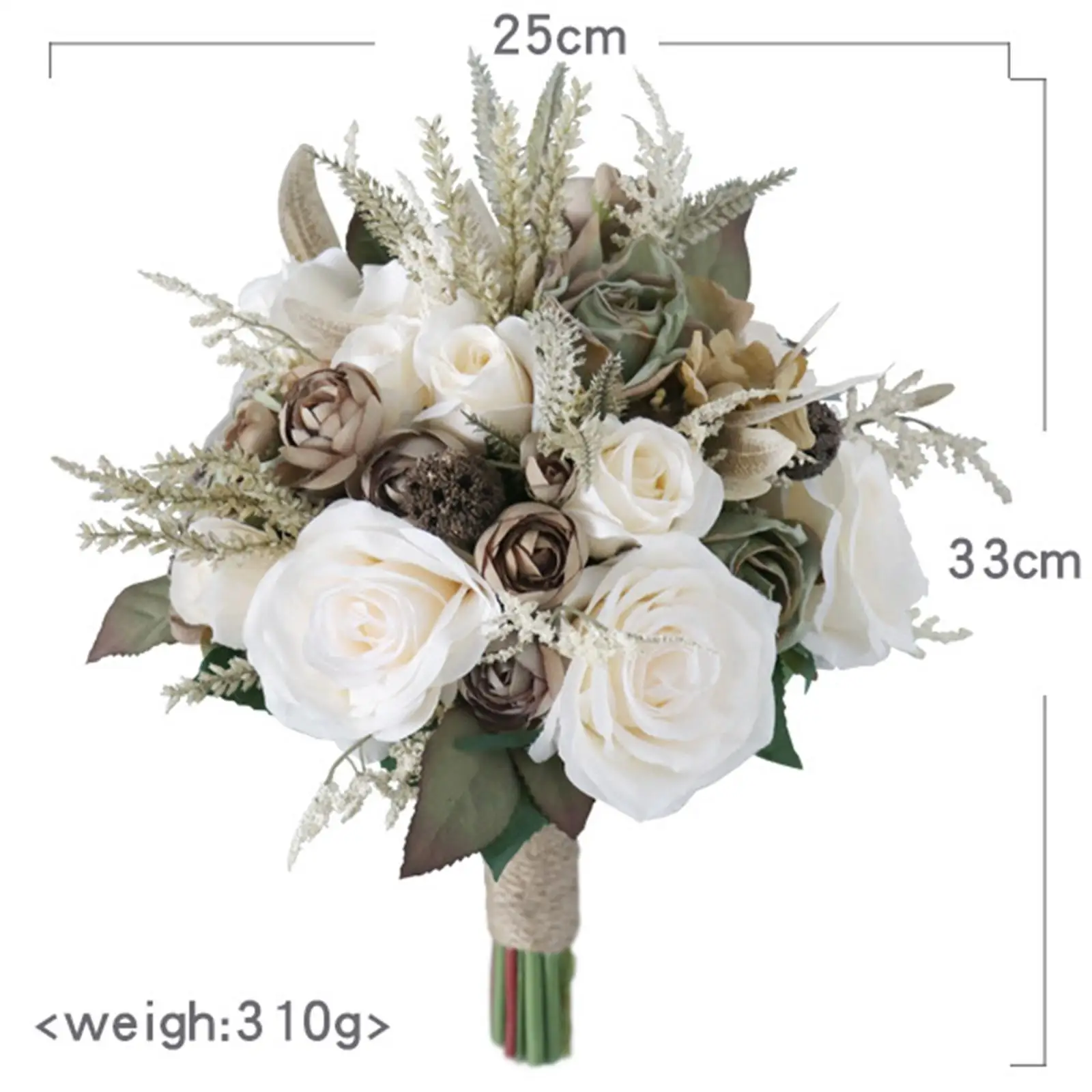 

Artificial Bridal Bouquets, Photo Props Bride Hands Holding Bouquet for Party Anniversary Engagement Decoration Ornament